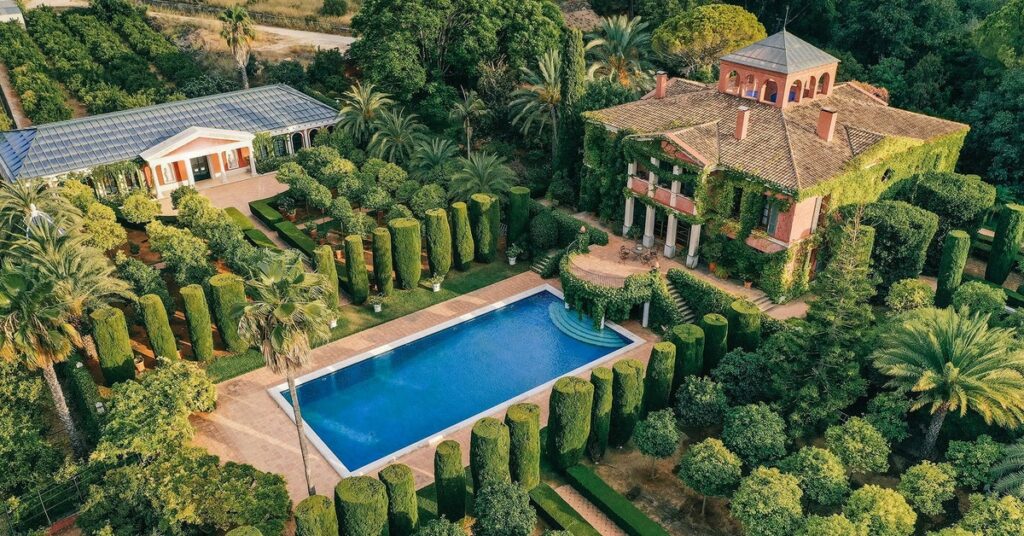 Jardin de l'Albarda à côté d'Alicante