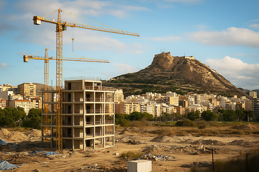 Alicante face à la baisse des investissements publics