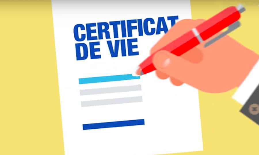 Certificat de vie