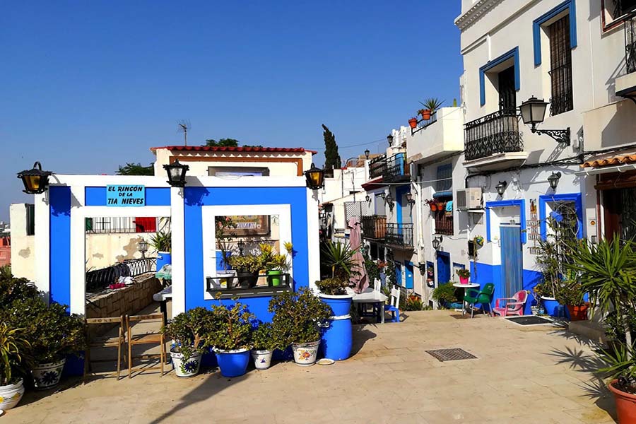 Santa Cruz, le quartier le plus pittoresque d'Alicante