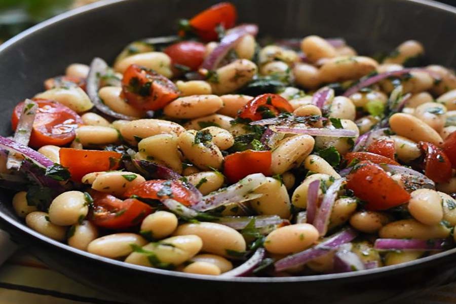 Salade de haricots blancs