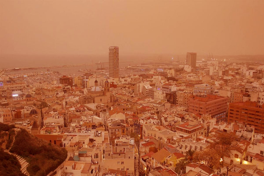 Alicante : la pollution de l'air diminue