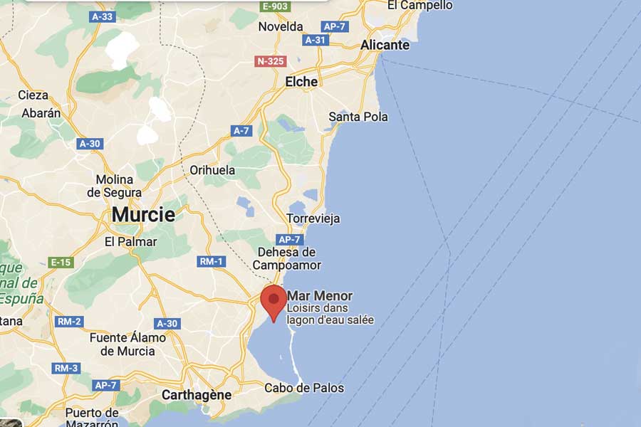 La mar menor non loi d'Alicante