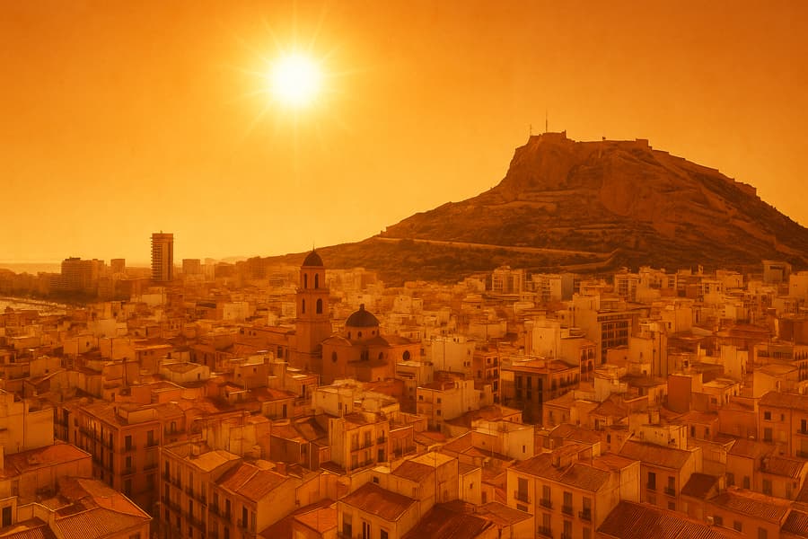 Canicule 2025 dans la province d'Alicante