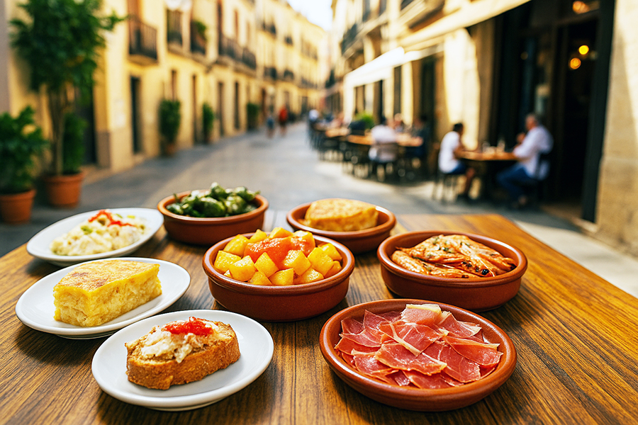 Tapas en terrasse-alicante