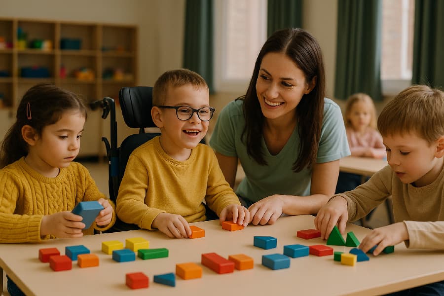 Novelda école de Noël inclusive