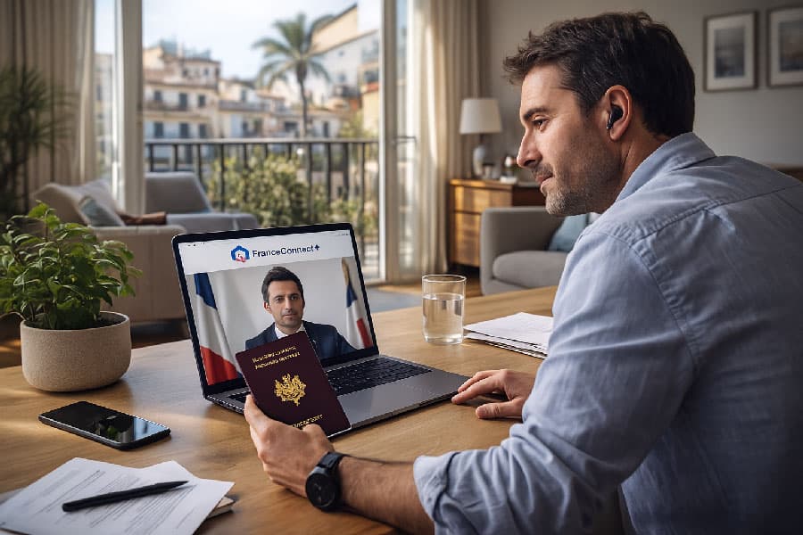 passeport renouvellement à distance