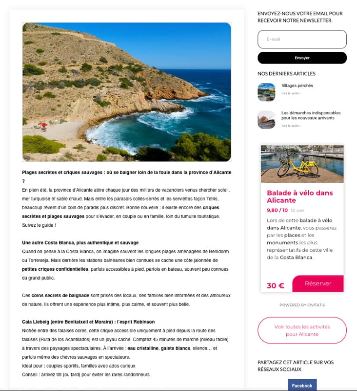 Format carré article