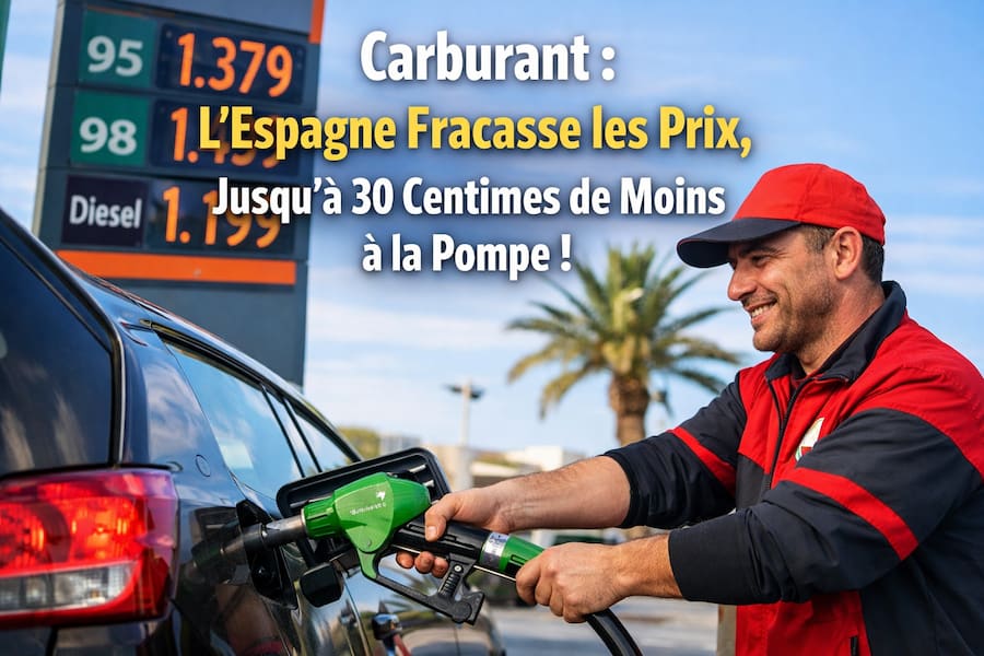 Carburant en Espagne : jusqu’à 30 centimes de moins à la pompe