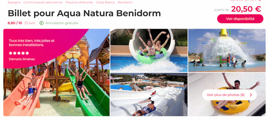 parc aquanarura - civitatis