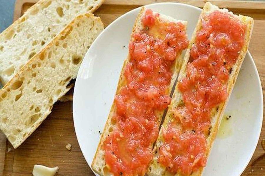 Envie d'une "tostada con tomate" ! À déguster à Alicante