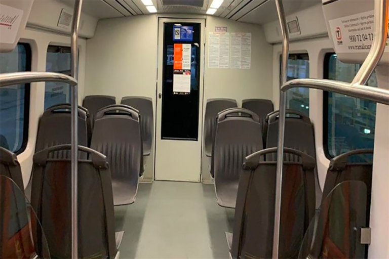Le TRAM d'Alicante installera des sièges ergonomiques