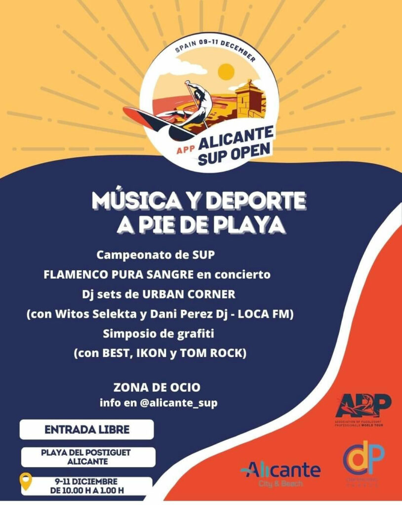 Sport à Alicante du 9 au 11 décembre 2022