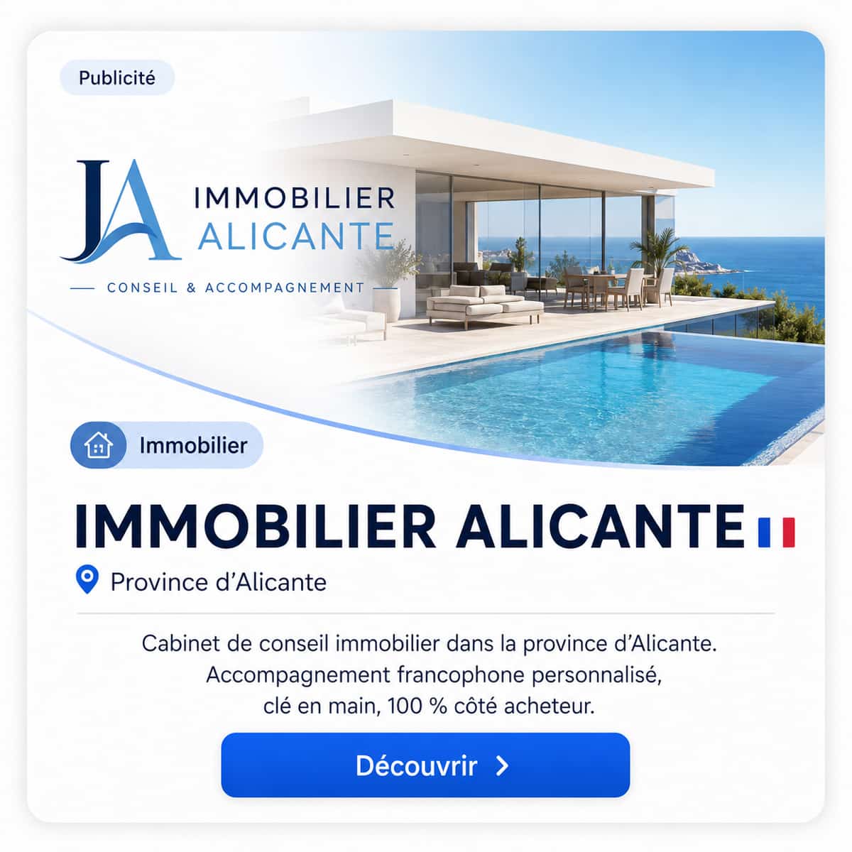 Publicité Immobilier Alicante