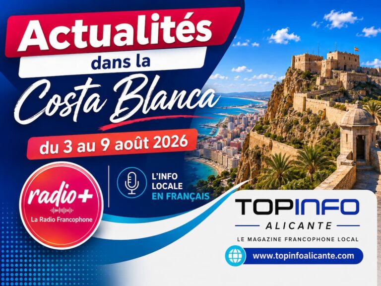 Actualités dans la Costa Blanca du 3 au 9 août 2026