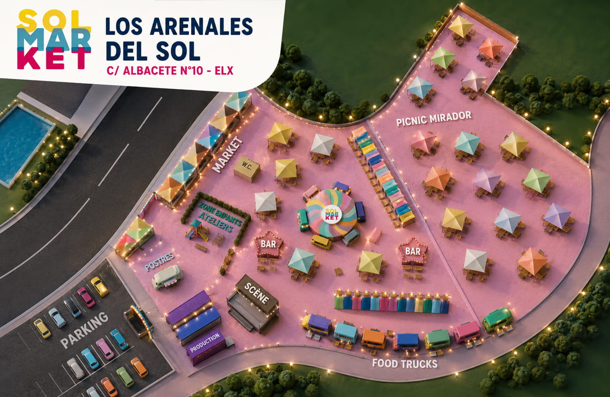 Plan du Solmarket à Los Arenales del Sol
