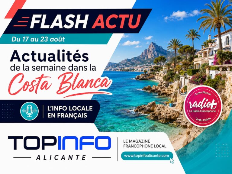 Actualités dans la Costa Blanca du 17 au 23 août