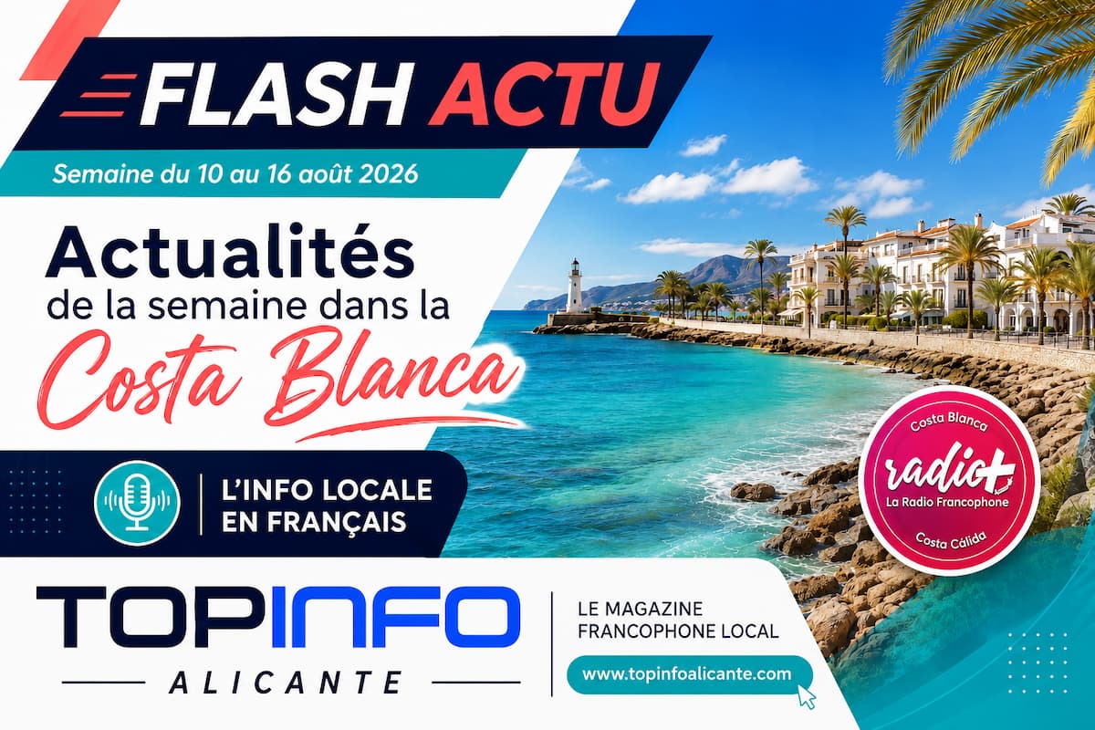 Actualités dans la Costa Blanca du 10 au 16 août