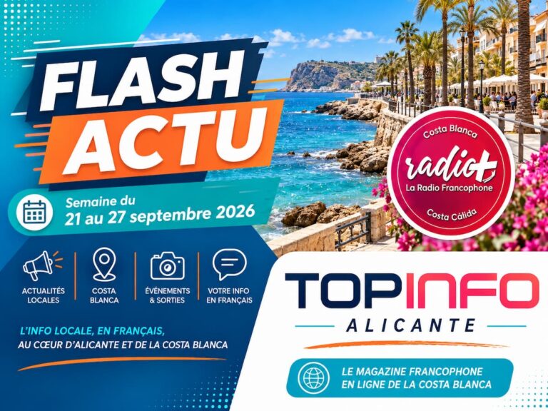 Actualités dans la Costa Blanca du 21 au 27 septembre