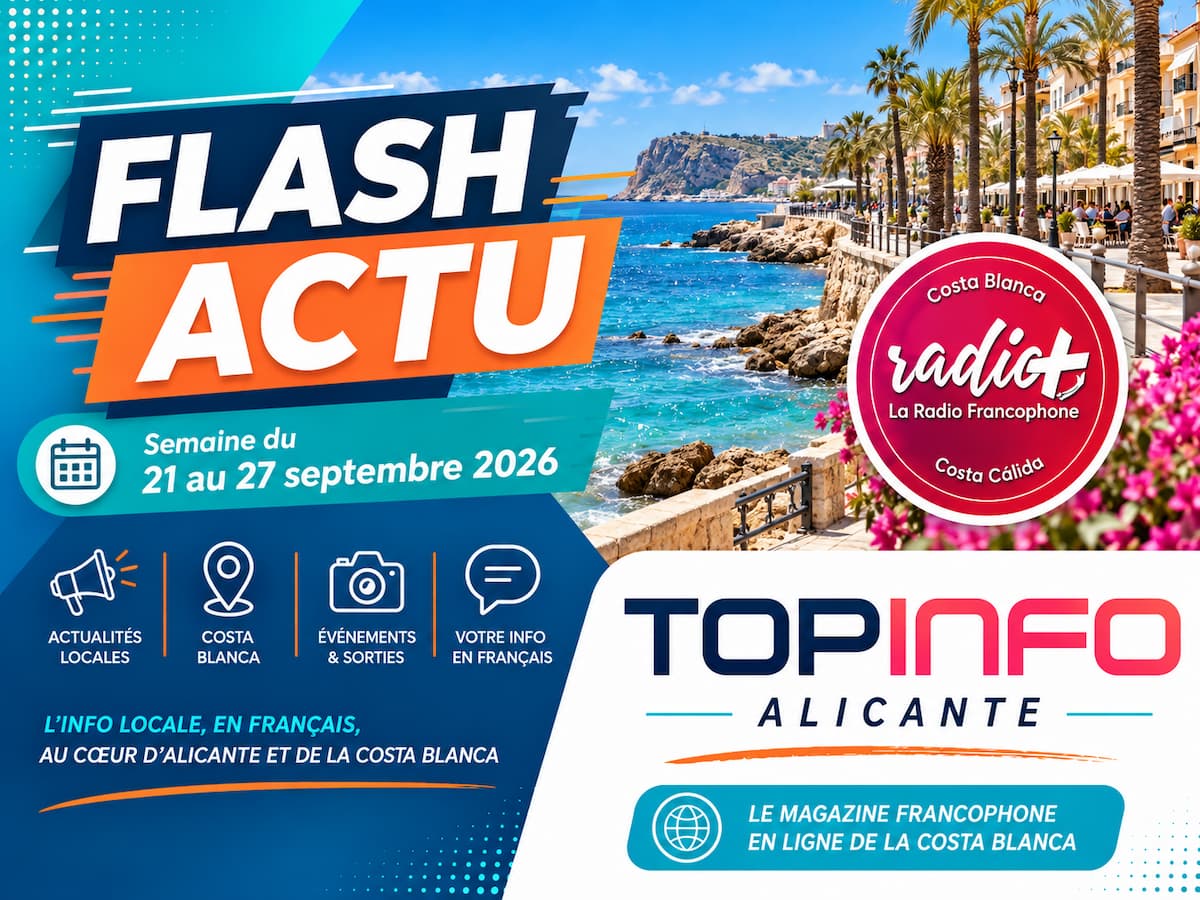 Actualités dans la Costa Blanca du 21 au 27 septembre