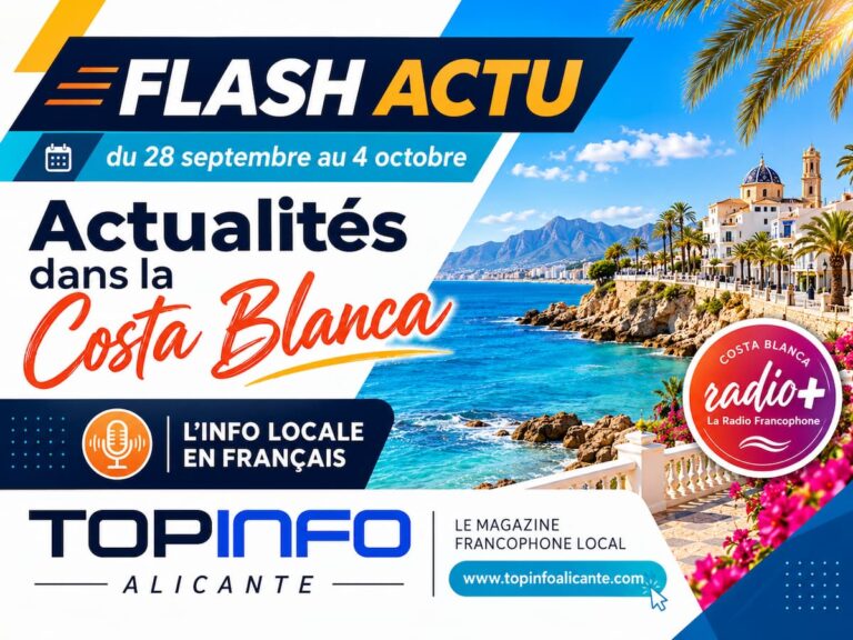 Actualités dans la Costa Blanca du 28 septembre au 4 octobre