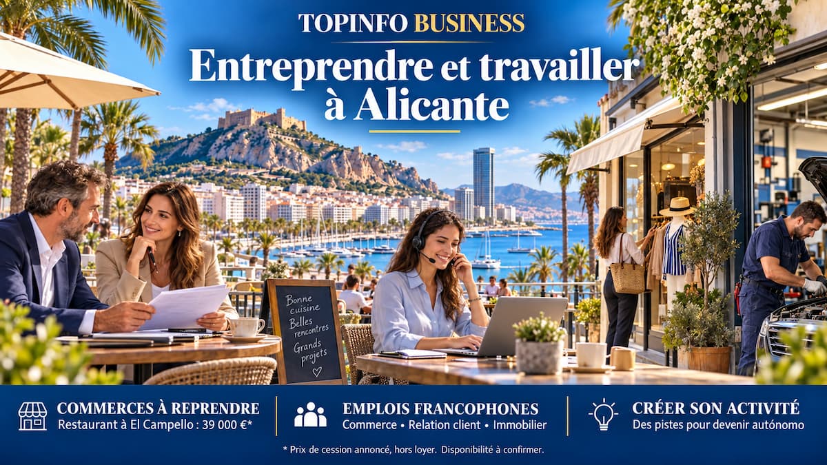 Entreprendre et travailler à Alicante