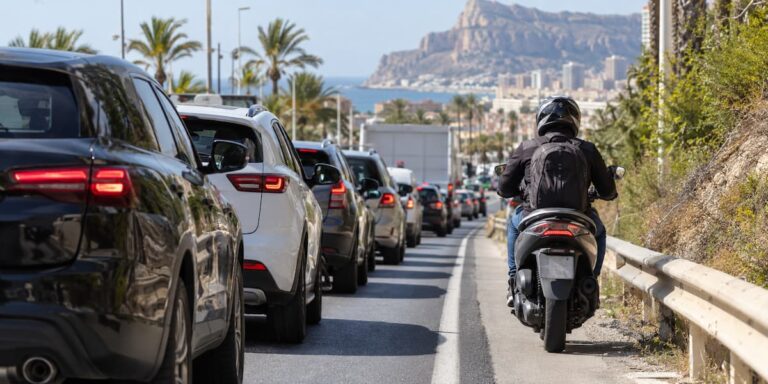Moto en Espagne
